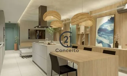 Apartamento Garden com 2 quartos, 2 suítes, 1 lavabo à venda, 109 m² no bairro Estreito - Florianópolis/SC