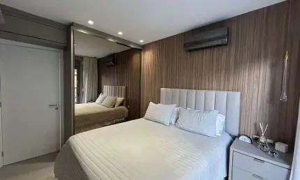 Apartamento garden com 1 dormitório mobiliado a venda, 60 m² no bairro estreito - florianópolis/sc