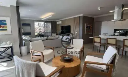 Cobertura com 3 quartos, 3 suítes, Escritório, MOBILIADA,  à venda,com 328 m² pé na areia na Cachoeira do Bom Jesus - Florianópolis/SC