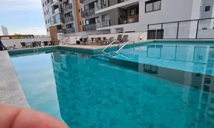 Apartamento em condomínio club com 2 quartos, sendo 1 suíte à venda, com 65 m² no bairro areias - são josé/sc