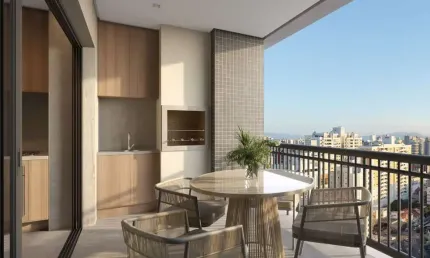 Apartamento com 3 dormitórios, 3 suítes, 1 lavabo, 2 vagas à venda, com metragem 117 m² no bairro campinas - são josé/sc