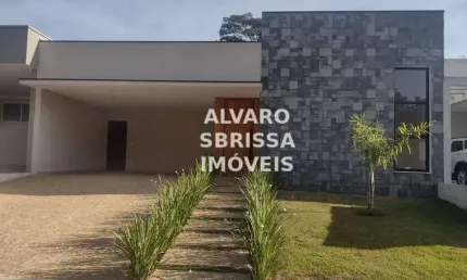 Casa térrea NOVA à venda com 3 suítes 360 m2 no Condomínio Vila dos Manacás próximo ao Plaza Shopping localização privilegiada!