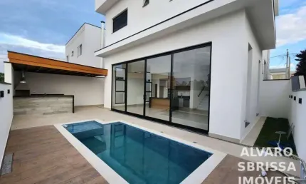 Casa com 3 Suítes no Residencial Central Parque em Salto SP