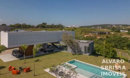Casa mobiliada com piscina e 6 suítes no Condomínio Terras de São José II em Itu SP ac:796m2 at:3.878