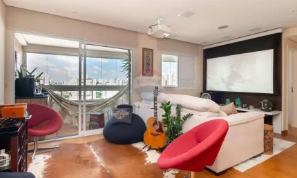 Apartamento Moderno com Vista Livre, Varanda Gourmet e Projeto Personalizado na Vila Romana (Opção de Porteira Fechada)
