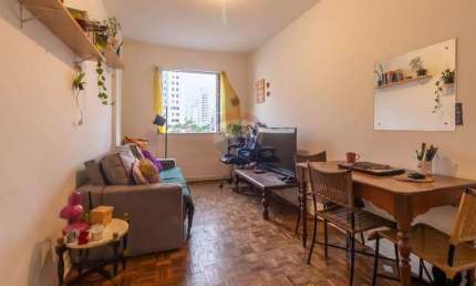Belo Apartamento a venda em Perdizes, 58m com um quarto, sala cozinha e banheiro.