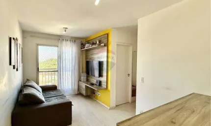 Apartamento com planejados, 2 dormitórios e 1 vaga no condomínio bosque jaraguá