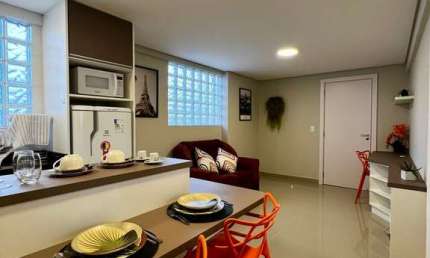 Flat com 1 quarto à venda na Rua Desembargador Ermelino de Leão, 181, Centro, Curitiba