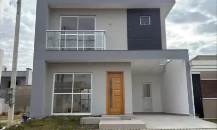 Casa duplex em condomínio em Campo Largo 3 dormitórios