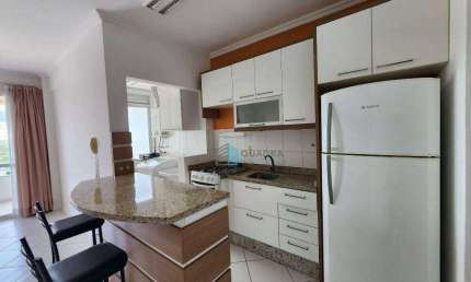 Apartamento com 1 dormitório para alugar, 55 m² por R$ 3.535,76/mês - Córrego Grande - Florianópolis/SC
