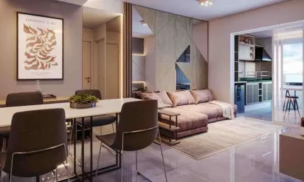 Apartamento para venda com 87 metros quadrados com 2 quartos