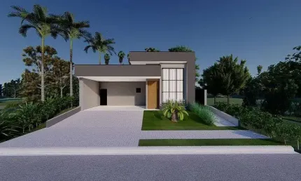 Casa à venda no Condomínio Club Santorini no Parque Brasil 500 em Paulínia - SP