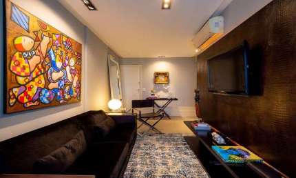 Apartamento mobiliado para venda no Condomínio Privilége no Cambuí em Campinas - SP.