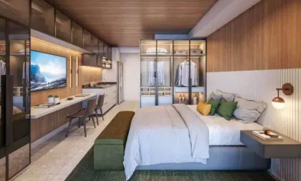 Studio à venda no Condomínio Exalt Ibirapuera by Eztec. na Vila Clementino em São Paulo - SP