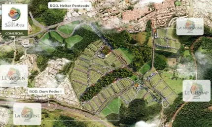 Lote à Venda Condomínio Ville Sainte Anne em Sousas - Campinas, São Paulo