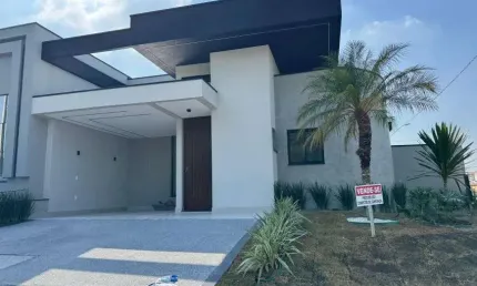 Casa térrea alto padrão à venda no condomínio park gran reserve em vila rubens em indaiatuba - sp