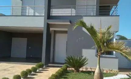 Casa Sobrado de alto padrão à venda no Condomínio Royal Garden em Paulínia - SP