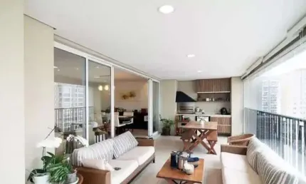 Apartamento alto padrão à venda no condomínio edifício vittoriale no campo belo em são paulo - sp
