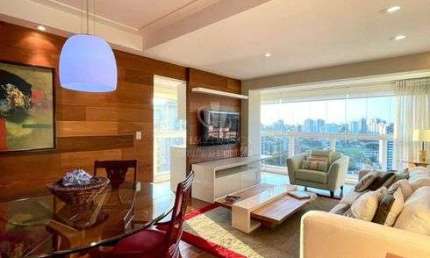 Apartamento mobiiado alto padrão para venda no condomínio Cambuí Square, Campinas - SP
