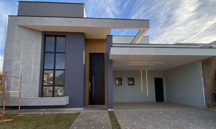 Casa térrea alto padrão no Condomínio Royal Garden em Paulínia - SP.