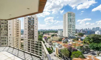 Cobertura duplex à venda no Condomínio Edifício Palacete das Águias em Campo Belo, São Paulo - SP.