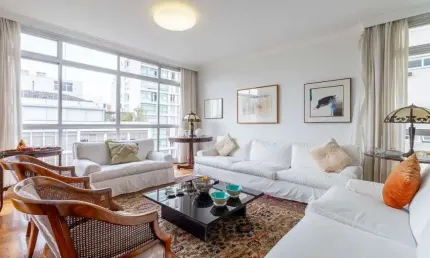 Apartamento alto padrão à venda no condomínio Edifício Palmares em Higienópolis em São Paulo - SP