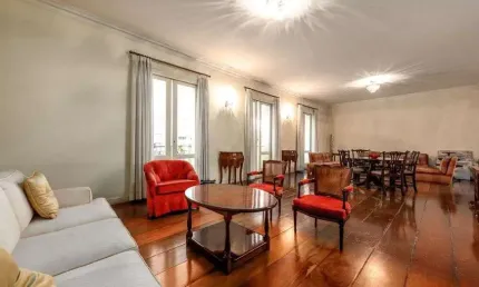 Apartamento à venda no condominio casa bragança no higienólis em são paulo - sp.