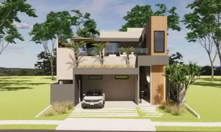 Casa de condomínio alto padrão à venda no santorini residencial club em paulínia - sp
