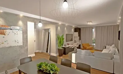 Apartamento para venda possui 160 metros quadrados com 3 quartos em moema - são paulo - sp.