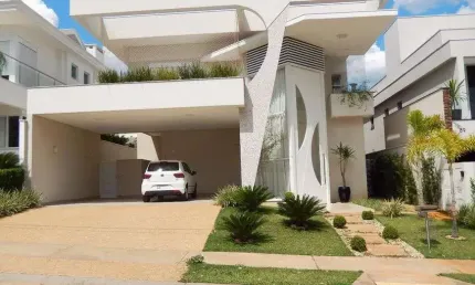Casa alto padrão à venda no condomínio parque dos alecrins i em campinas - sp