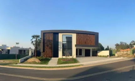 Casa de alto padrão à venda no condomínio vila dos pinheiros em indaiatuba-sp