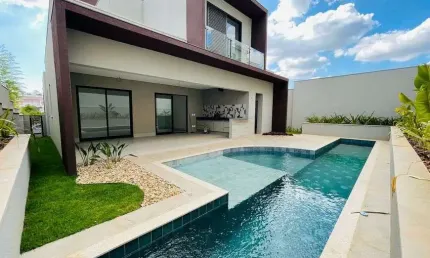 Casa alto padrão à venda no Condomínio Alphaville Dom Pedro 3 em Campinas - SP.