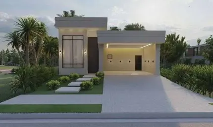 Casa de Condomínio Térrea à Venda no Residencial Club Portinari no Parque Brasil em Paulínia - SP