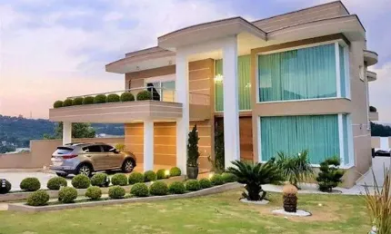 Casa de condomínio para venda possui 539 metros quadrados com 4 quartos em Jandira - SP.