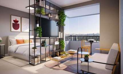 Studios à venda no edifício Camino Alto da Boa Vista, Santo Amaro, São Paulo - SP
