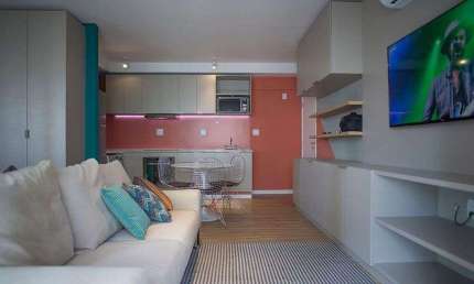 Apartamento mobiliado para venda no Condomínio Dot Home no Botafogo em Campinas - SP.