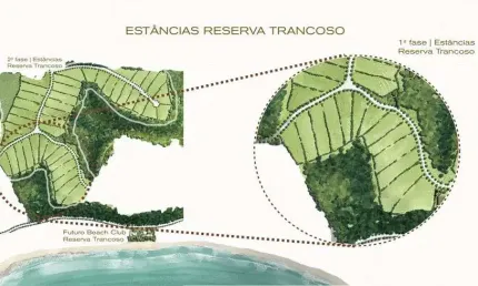 Lote à venda no condomínio estâncias reserva trancoso, praia de itapororoca, porto seguro - ba