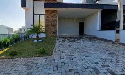 Ótima Casa Térrea Nova À Venda no Condomínio Terras da Estância - Paulínia - SP.