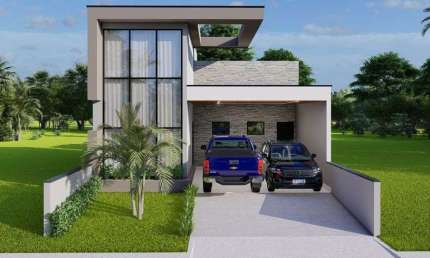 Casa térrea para venda no Condominio Terras da Estância no Vila Monte Alegre em Paulínia - SP.