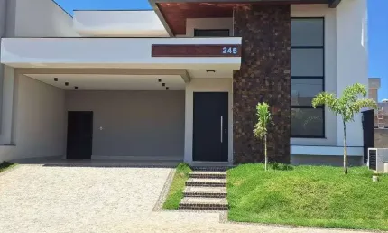 Casa à venda no condomínio residencial santorini no bairro parque brasil 500 em paulínia - sp.