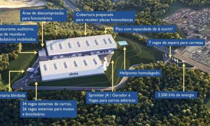 Galpão/Depósito/Armazém para aluguel com 1650 metros quadrados em Centro - Araçariguama - SP.