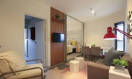 Apartamento mobiliado para venda no condomínio edifício chacay no cambuí em campinas - sp