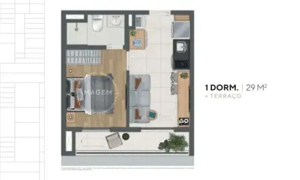 Apartamento à venda no Condomínio Joá em Pinheiros em São Paulo - SP