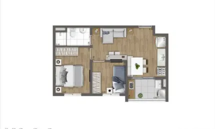 Apartamento à venda no condomínio inter kazzas interlagos em interlagos em são paulo - sp