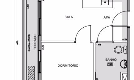 Apartamento à venda no Condomínio YEP Pinheiros em Pinheiros em São Paulo - SP