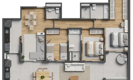 Apartamento alto padrão à venda no condomínio villa pio no alto da lapa em são paulo - sp