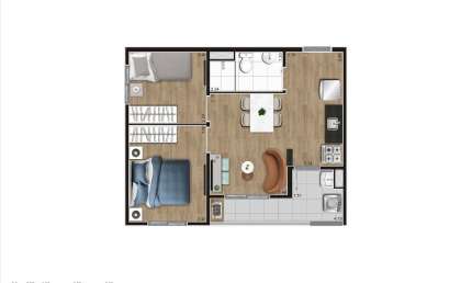 Apartamento à venda no Condomínio Arena Kazzas Itaquera 2 no Itaquera em São Paulo - SP