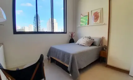 Apartamento loft à venda no condomínio lecy boulevard no bairro vila clementino - sp