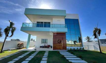 Casa em condominio para aluguel, 5 quartos, 5 suítes, sendo 1 DCE, 4 vagas, Condomínio Alphaville - Barra dos Coqueiros/SE