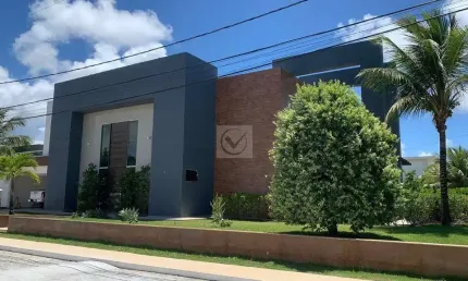 Casa em condomínio à venda, 5 quartos, 5 suítes, 3 varandas, 6 vagas cobertas e 03 ext. , Gameleira - Aracaju/SE - Com Usina Solar